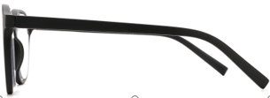 black oval shape eye glass - SpecSMART